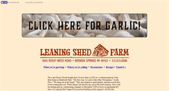 Desktop Screenshot of leaningshed.com