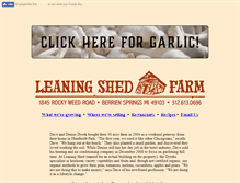 Tablet Screenshot of leaningshed.com